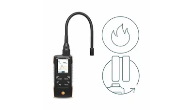 Testo 515 Ex - Detektor úniku horľavých plynov - Rozsah 1 ppm–1,0 obj. %